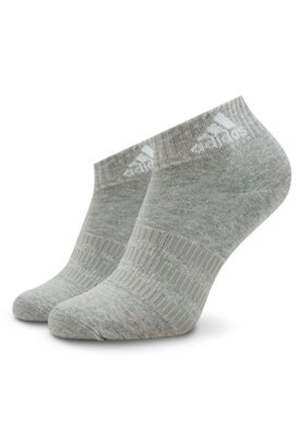 Adidas - adidas Skarpety Niskie Unisex Thin and Light Sportswear Ankle Socks 6 Pairs IC1307 Szary. Kolor: szary. Materiał: bawełna