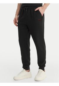 Hugo - HUGO Spodnie dresowe Atlas 50557004 Czarny Regular Fit. Kolor: czarny. Materiał: bawełna #1