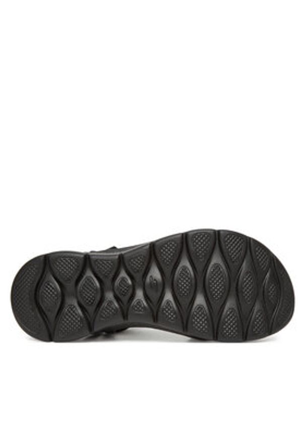 skechers - Skechers Sandały Go Walk Flex Sandal-Sublime 141451/BBK Czarny. Kolor: czarny. Materiał: materiał