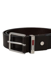 TOMMY HILFIGER - Tommy Hilfiger Pasek | AM0AM10911GUE | Mężczyzna | Brązowy. Kolor: brązowy. Materiał: skóra. Styl: elegancki, casual