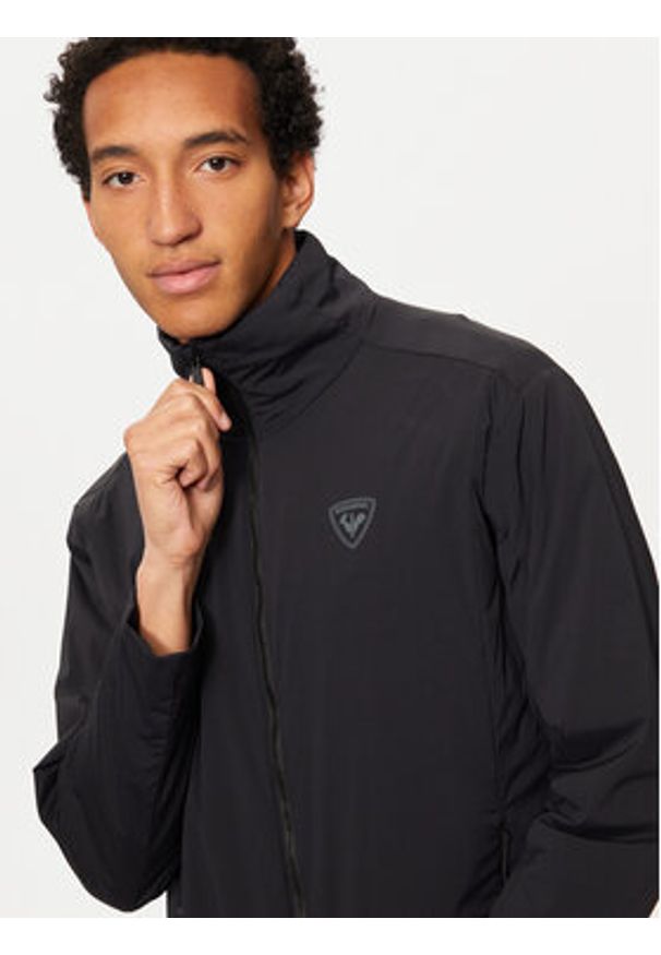 Rossignol Kurtka outdoor Opside RLMMJ15 Czarny Regular Fit. Kolor: czarny. Materiał: syntetyk. Sport: outdoor