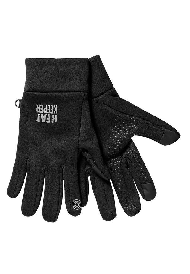 HEAT KEEPER - Męskie rękawice sportowe termo. Kolor: czarny. Sport: turystyka piesza