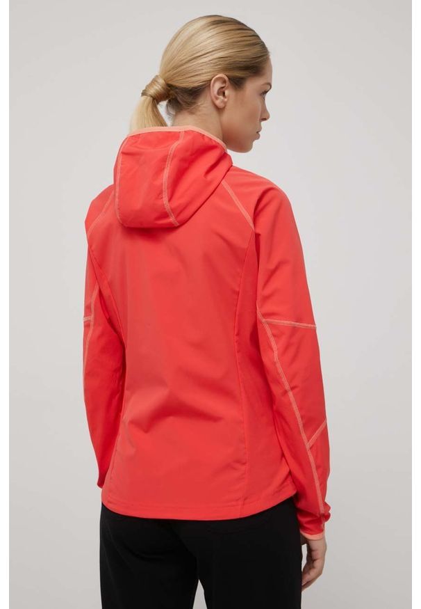 columbia - Columbia kurtka outdoorowa Sweet As II kolor pomarańczowy przejściowa. Kolor: pomarańczowy. Materiał: materiał, tkanina, softshell. Długość rękawa: raglanowy rękaw