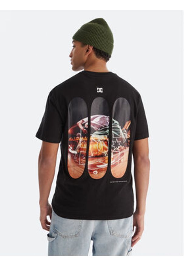 DC Shoes T-Shirt Handy Cam HSS EDYZT04379 Czarny Regular Fit. Kolor: czarny. Materiał: bawełna