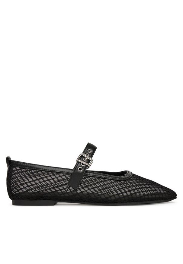 Tommy Jeans Baleriny Tjw Mesh Maryjane Ballerina EN0EN02872 Czarny. Kolor: czarny. Materiał: materiał