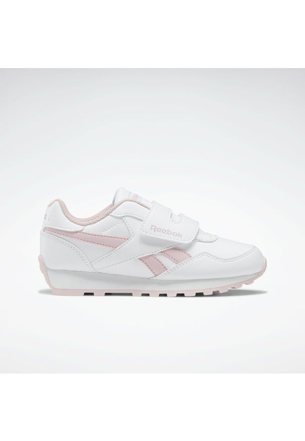 Buty do chodzenia dla dzieci Reebok Rewind PS. Zapięcie: rzepy. Kolor: biały, wielokolorowy, różowy. Materiał: guma, materiał, syntetyk. Szerokość cholewki: normalna. Sport: turystyka piesza