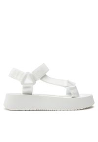 Calvin Klein Jeans Sandały Sandal Velcro Webbing Dc YW0YW01353 Biały. Kolor: biały. Materiał: materiał