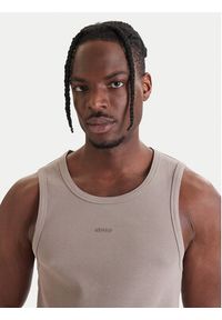Hugo - HUGO Tank top Dapota 50563744 Brązowy Slim Fit. Kolor: brązowy. Materiał: bawełna #2