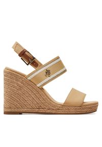 TOMMY HILFIGER - Espadryle Tommy Hilfiger. Kolor: beżowy