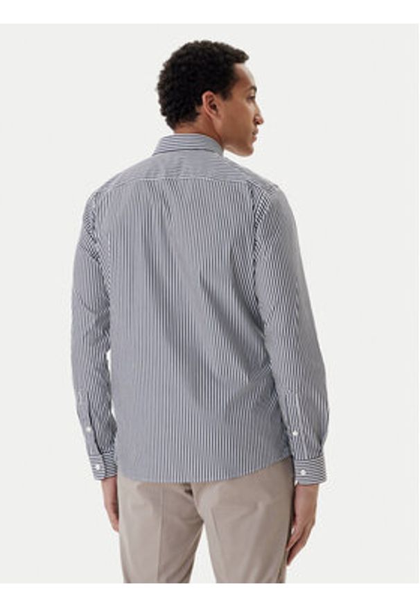 BOSS Koszula H-Roan 50556085 Granatowy Slim Fit. Kolor: niebieski. Materiał: bawełna