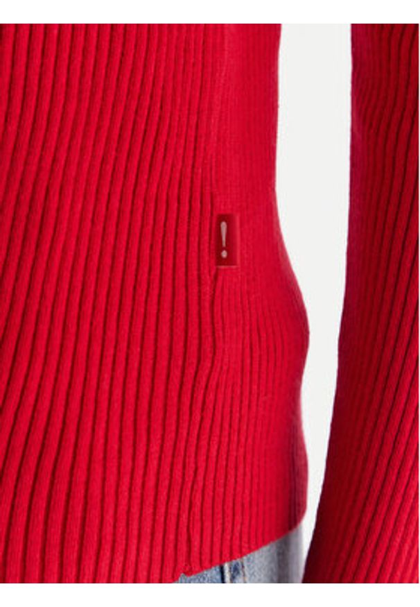 JOOP! Sweter Kalisto 30048405 Czerwony Slim Fit. Kolor: czerwony. Materiał: bawełna