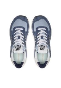 New Balance Sneakersy U574N2 Niebieski. Kolor: niebieski. Materiał: zamsz, skóra. Model: New Balance 574 #6