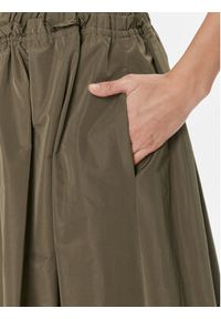 Marella Spódnica trapezowa Maman 2413101014 Brązowy Regular Fit. Kolor: brązowy. Materiał: bawełna