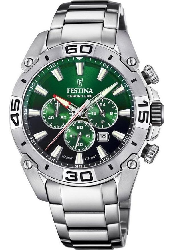 Zegarek Festina Zegarek męski Festina F20543-3 srebrny. Kolor: srebrny