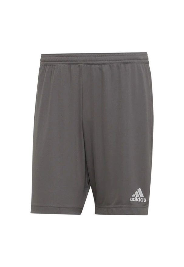 Adidas - Spodenki piłkarskie męskie adidas Entrada 22. Kolor: szary. Długość: krótkie. Sport: fitness, piłka nożna