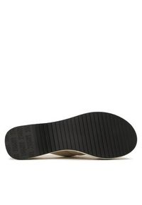 Tommy Jeans Japonki Sandal Padded EN0EN02075 Beżowy. Kolor: beżowy. Materiał: skóra