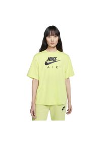 Koszulka damska Nike Air CJ3105. Materiał: materiał, bawełna. Długość rękawa: krótki rękaw. Długość: krótkie #1