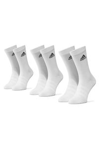 Adidas - Zestaw 3 par wysokich skarpet unisex adidas. Kolor: biały #1