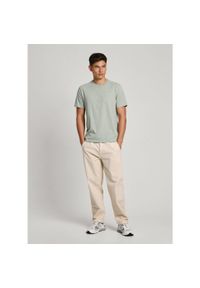 Koszulka Pepe Jeans Connor. Kolor: szary. Materiał: bawełna