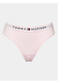 TOMMY HILFIGER - Tommy Hilfiger Stringi UW0UW04146 Różowy. Kolor: różowy. Materiał: bawełna