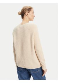 Weekend Max Mara Sweter Ghiacci 2525366151 Beżowy Regular Fit. Kolor: beżowy. Materiał: wełna #4