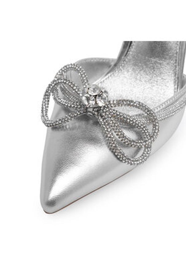 Eva Minge Szpilki ANCONA-V325-25531 Srebrny. Kolor: srebrny. Materiał: skóra. Obcas: na szpilce