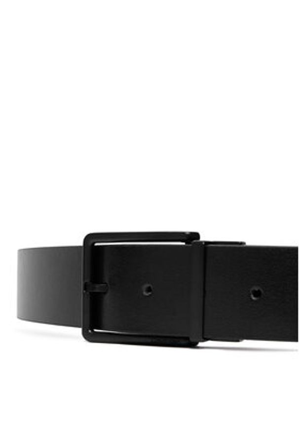 Calvin Klein Pasek Męski Warmth Buckle Smooth 40Mm Adj/Re LV04D7118G Czarny. Kolor: czarny. Materiał: skóra