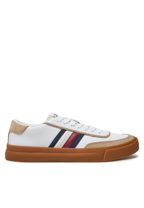 TOMMY HILFIGER - Sneakersy Tommy Hilfiger. Kolor: biały