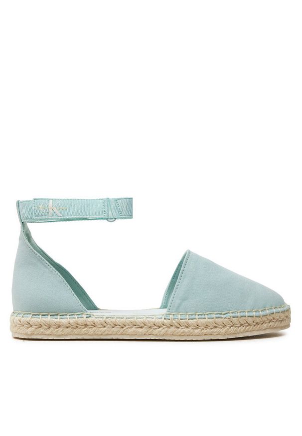 Espadryle Calvin Klein Jeans. Kolor: zielony