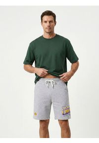 Sinsay - Szorty dresowe Los Angeles Lakers NBA - szary. Kolor: szary. Materiał: dresówka #1