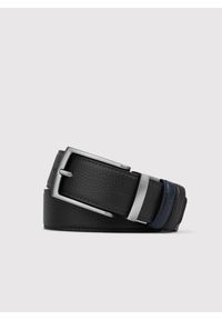 Pako Lorente - PAKO LORENTE – Dwustronny skórzany pasek męski. Materiał: skóra #3