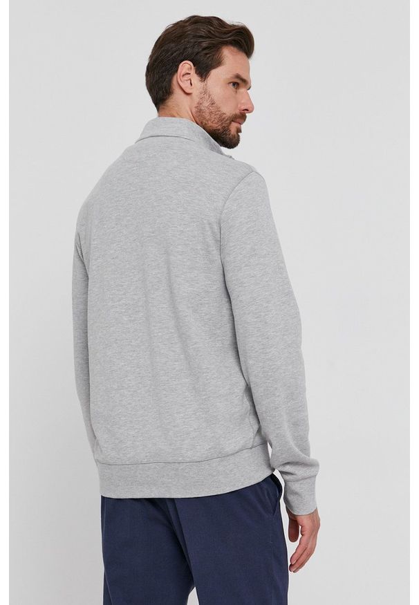 Polo Ralph Lauren - Bluza. Okazja: na co dzień. Typ kołnierza: polo. Kolor: szary. Długość: krótkie. Styl: casual