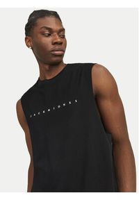 Jack & Jones - Jack&Jones Tank top Jjestar 12249131 Czarny Oversize. Kolor: czarny. Materiał: bawełna #5