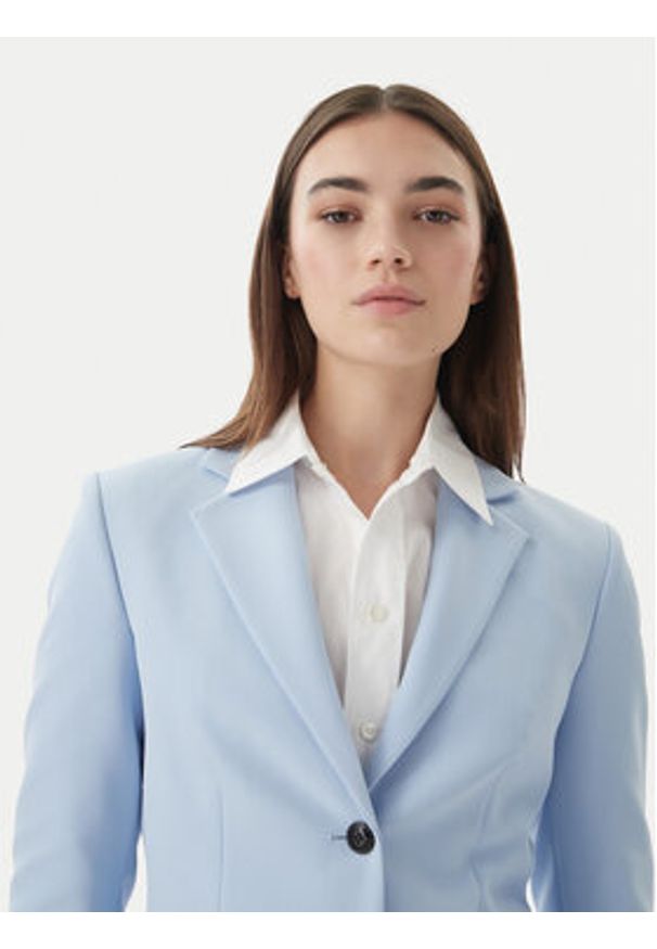 Hugo - HUGO Marynarka Agonia 1 50539976 Niebieski Slim Fit. Kolor: niebieski. Materiał: syntetyk