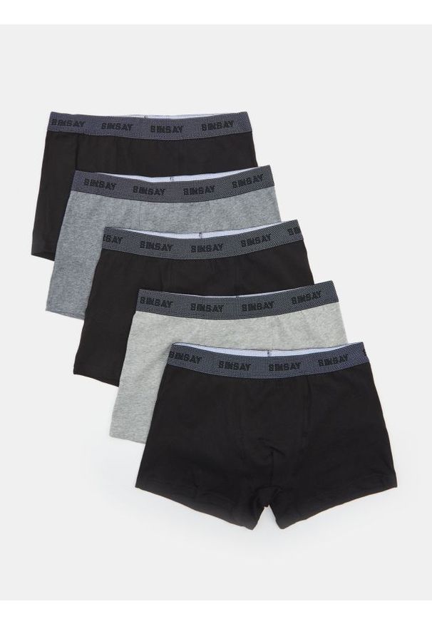 Sinsay - Bawełniane bokserki 5 pack - wielobarwny. Materiał: bawełna