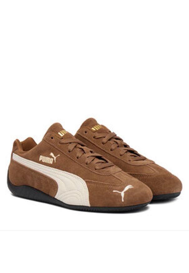 Puma Sneakersy 398846 Brązowy. Kolor: brązowy. Materiał: zamsz, skóra