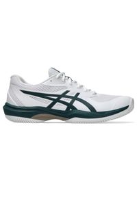 Buty do tenisa Asics Game FF Clay/Oc. Kolor: biały, wielokolorowy, zielony. Sport: tenis #1