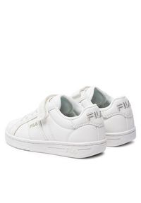 Fila Sneakersy Crosscourt Line Velcro Kids FFK0184 Biały. Kolor: biały. Materiał: skóra