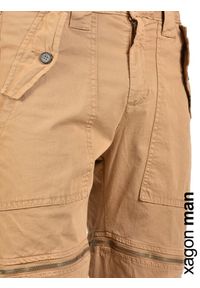 Xagon Man Spodnie | P21032-S413C | Mężczyzna | Brązowy. Okazja: na co dzień. Kolor: brązowy. Materiał: bawełna, elastan. Styl: casual