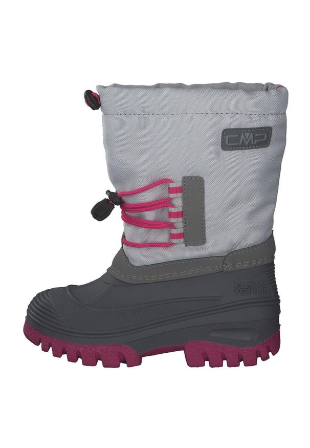 Buty trekkingowe dla dzieci CMP Ahto. Zapięcie: bez zapięcia. Kolor: szary, fioletowy, wielokolorowy. Materiał: materiał, syntetyk, guma. Szerokość cholewki: normalna. Sport: turystyka piesza