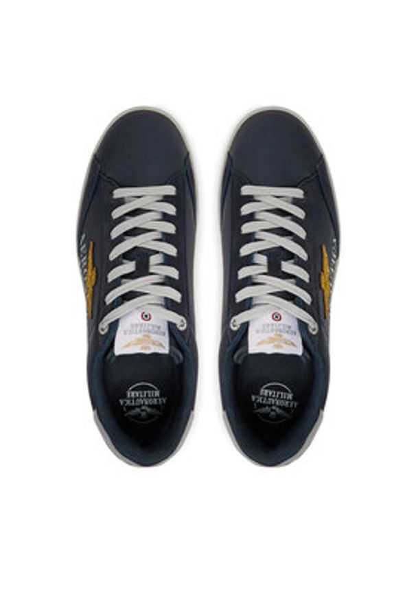 Aeronautica Militare Sneakersy 242SC289CT3385 Granatowy. Kolor: niebieski. Materiał: skóra