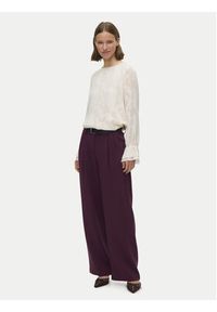 Vero Moda Bluzka Mishi 10335512 Beżowy Regular Fit. Kolor: beżowy. Materiał: syntetyk #4