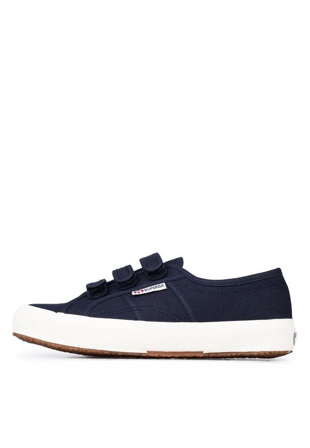 Sneakersy Superga 2750-Cot3Strapu. Zapięcie: rzepy. Kolor: niebieski