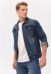 Volcano - Kurtka jeansowa J-RALF. Materiał: jeans. Styl: klasyczny #1