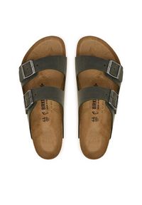 Birkenstock Klapki Arizona 1032783 Zielony ciemny. Kolor: zielony. Materiał: skóra #5