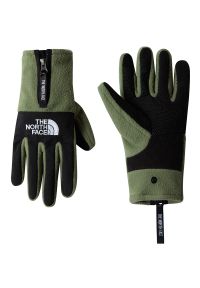 Rękawiczki unisex The North Face Denali Etip 0A888SBO91 - zielone. Kolor: zielony. Materiał: materiał, poliester. Wzór: nadruk. Sezon: jesień, zima #1