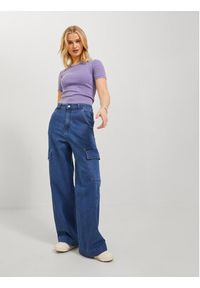 JJXX Jeansy 12241211 Niebieski Wide Leg. Kolor: niebieski #7