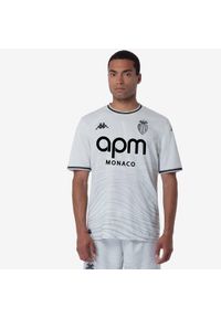 Kappa - Trzecia koszulka AS Monaco Kombat 2024/25. Kolor: szary. Sport: piłka nożna