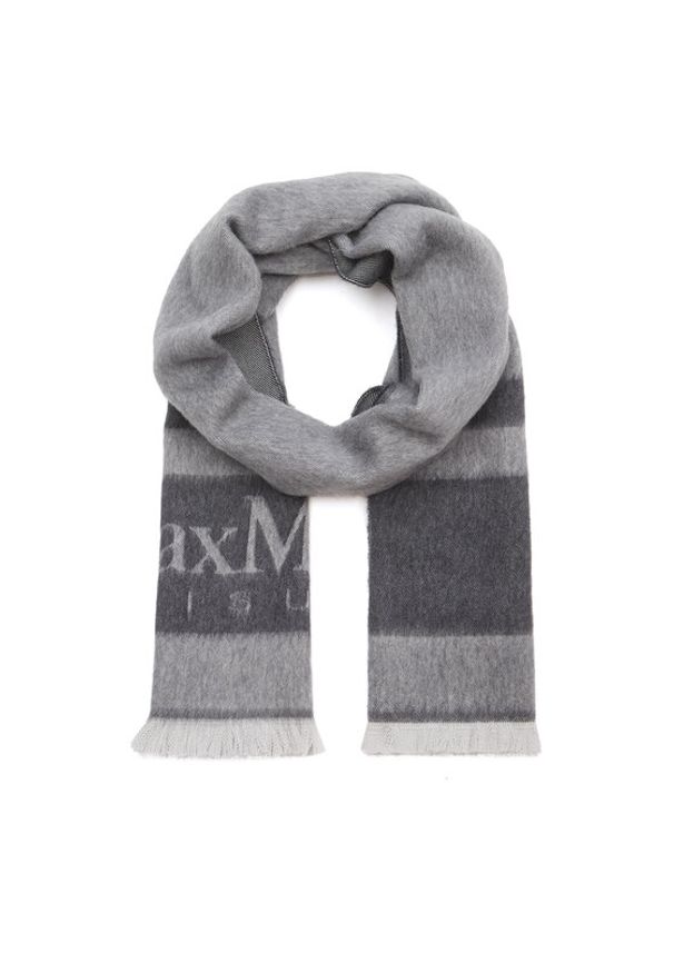Max Mara Leisure Szalik Colibri 2426546028 Szary. Kolor: szary. Materiał: wełna, materiał