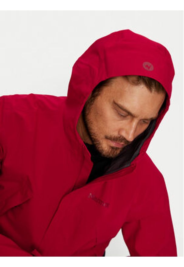 Marmot Kurtka przeciwdeszczowa PreCip Eco Pro M15884 Czerwony Regular Fit. Kolor: czerwony. Materiał: syntetyk